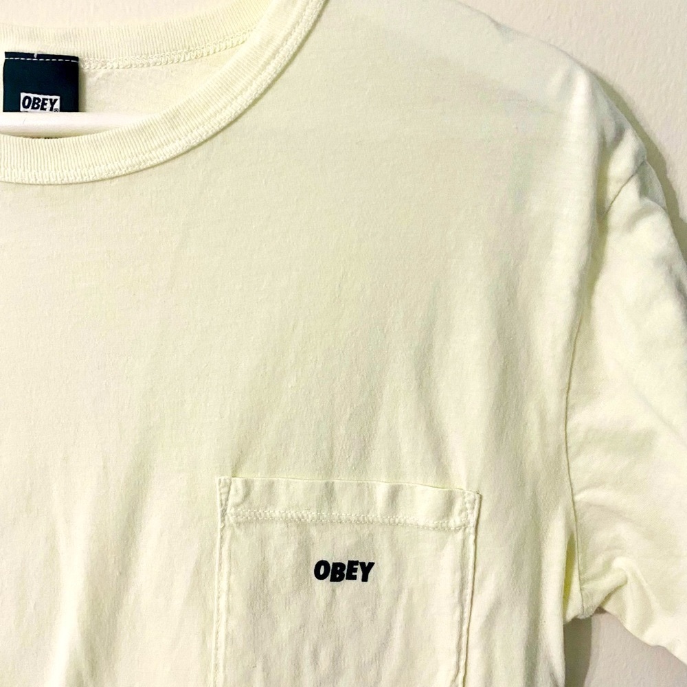 Yellow T-Shirt by OBEY - Picture 2 of 8